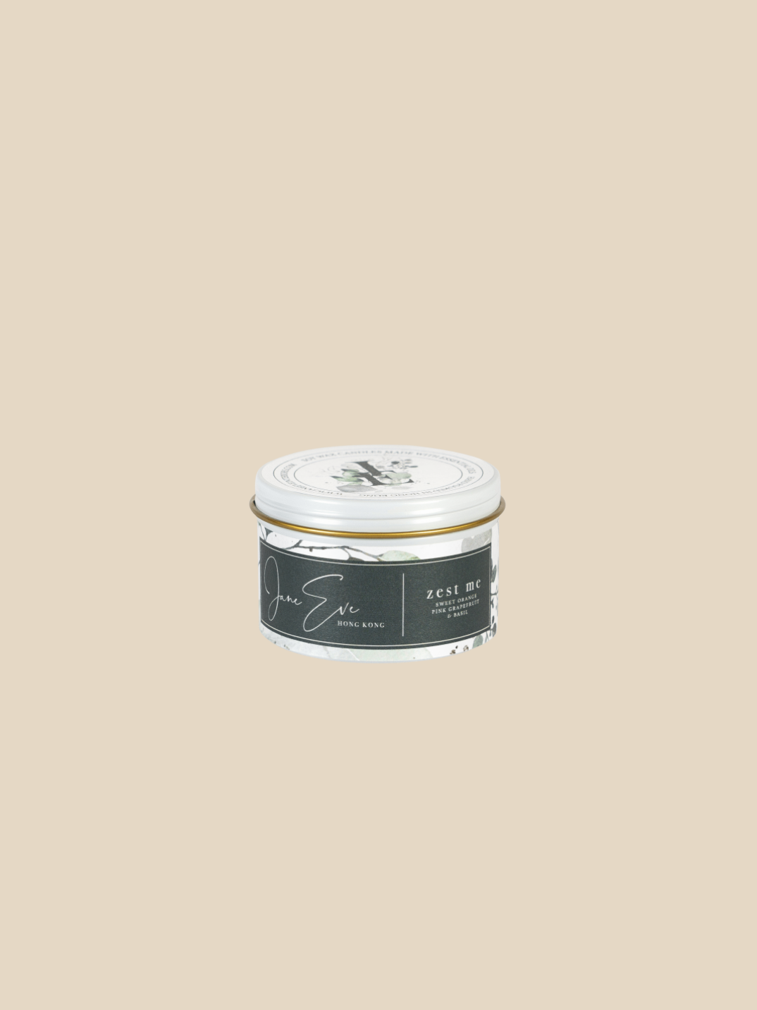 travel size soy wax candle handpoured in Hong Kong 