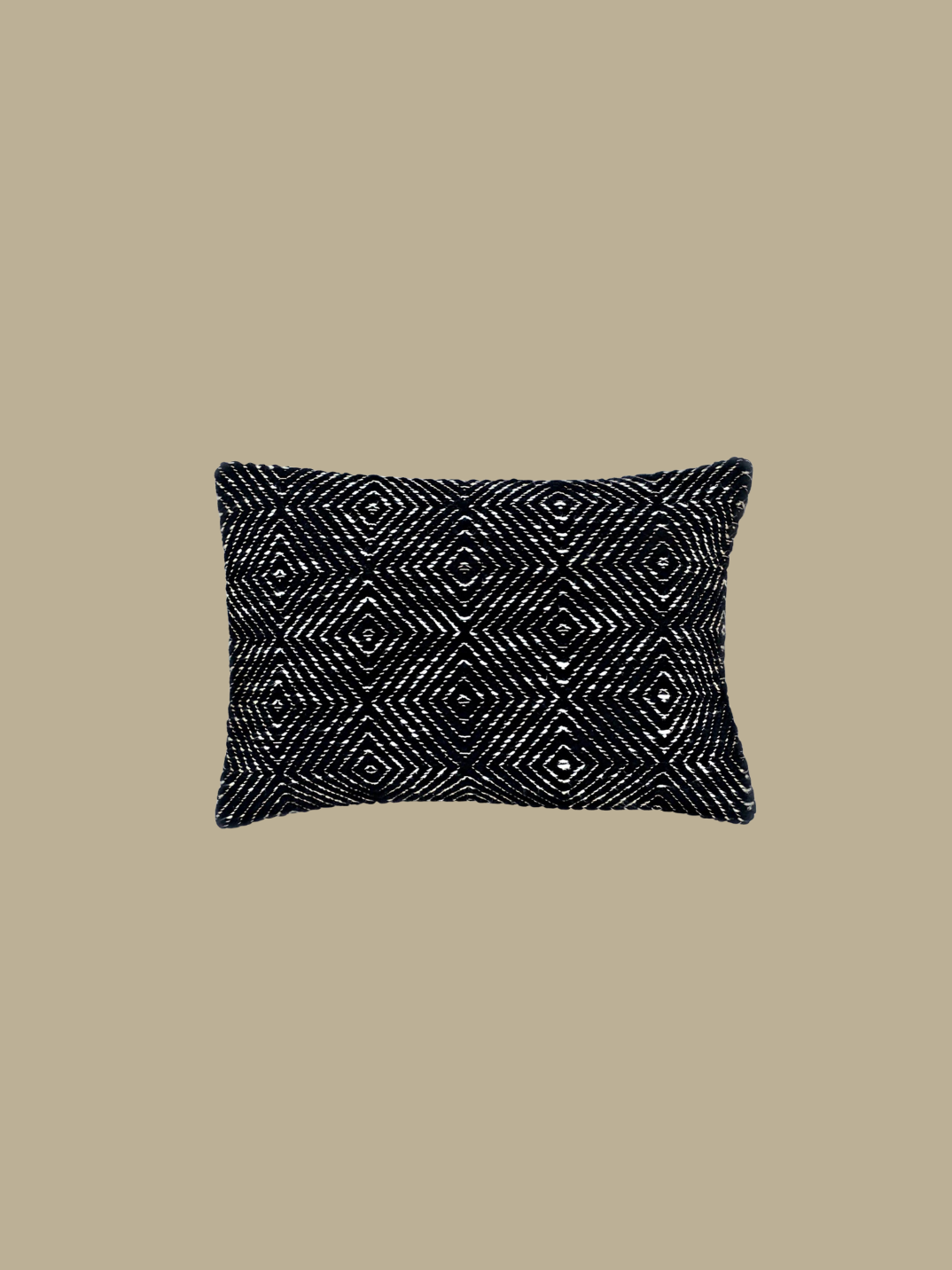 Nico cotton lumbar cushion shop eco-friendly woman-owned sustainable brands home goods made in India bohemian classic style