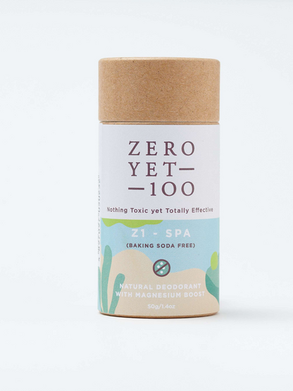 Z1 spa push up stick deodorant baking soda free zero yet 100