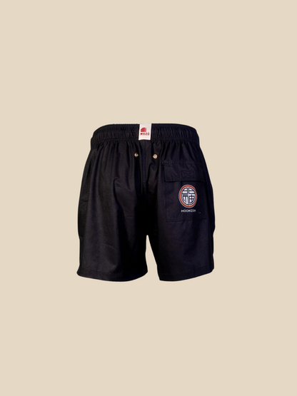 Mazu Resortwear swim shorts made from recycled plastic bottles swim trunks for men shop sustainable brands eco-friendly planet-friendly brands all in one place
