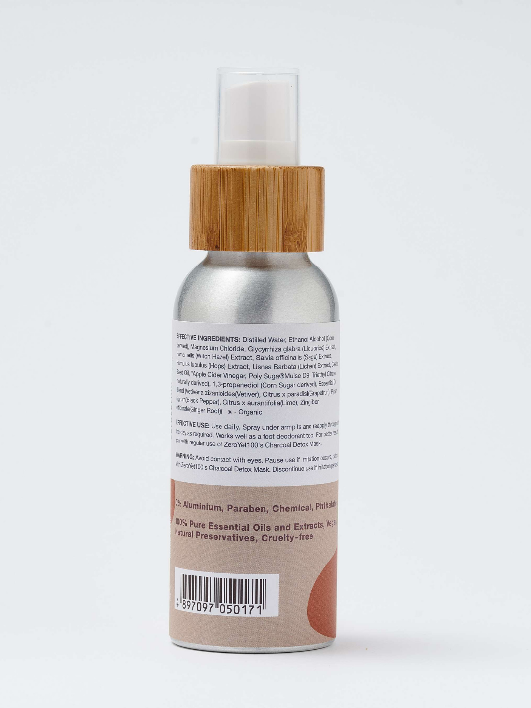Z2 Woods Deodorant Spray Zero Yet 100 plastic-free packaging ethical skincare