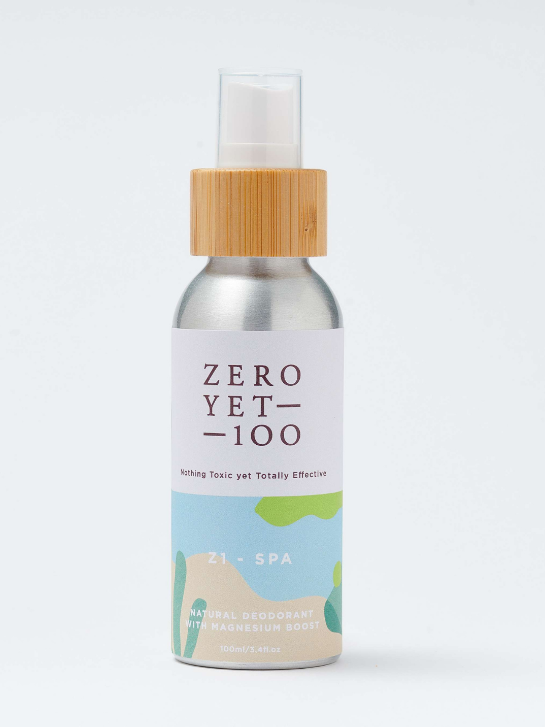 Z1 Spa Deodorant Spray Zero Yet 100 ethical skincare plastic-free packaging