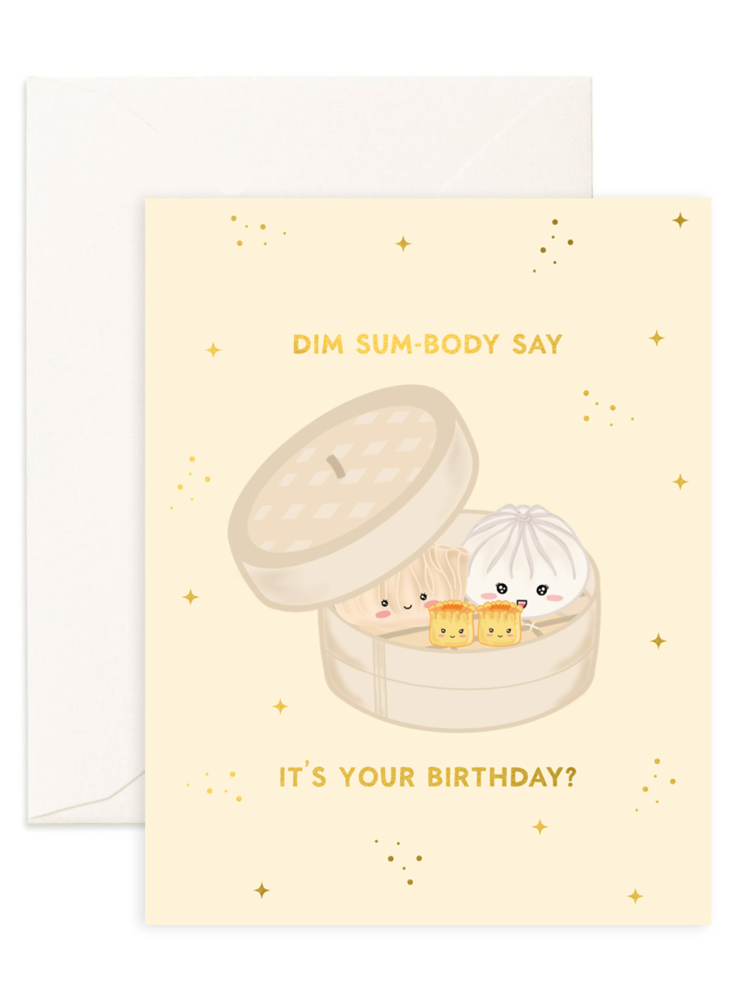 Dim Sum-Body Birthday Card