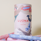 LUUNA naturals organic cotton plastic-free applicator tampon collaboration with Charlene Mann