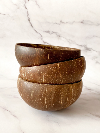 coconut bowls handmade in Vietnam low waste sustainable living