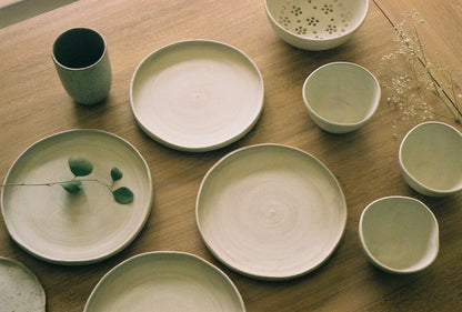 irregular wavy small bowl handmade ceramics made in Hong Kong